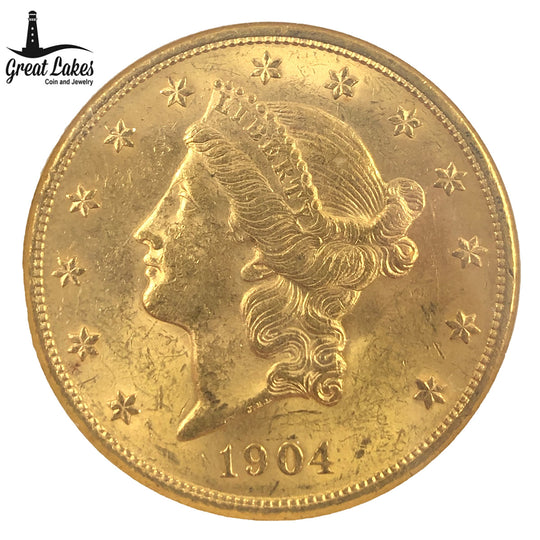 1904 $20 Liberty Gold Double Eagle NGC MS62