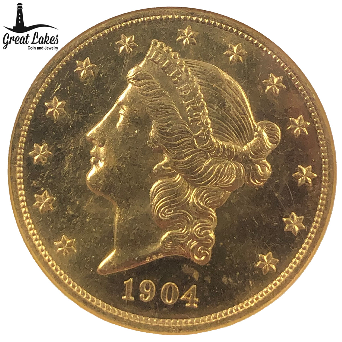 1904 $20 Liberty Gold Double Eagle NGC MS63PL