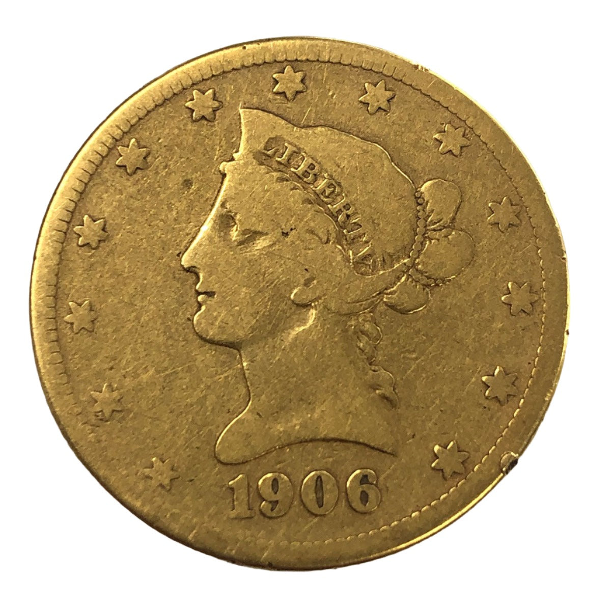 1906-S $10 Liberty Gold Eagle (Low Premium)
