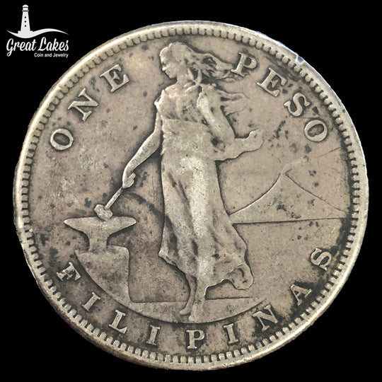1907-S Philippines Peso