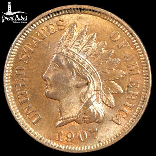 1907 Indian Cent (BU)