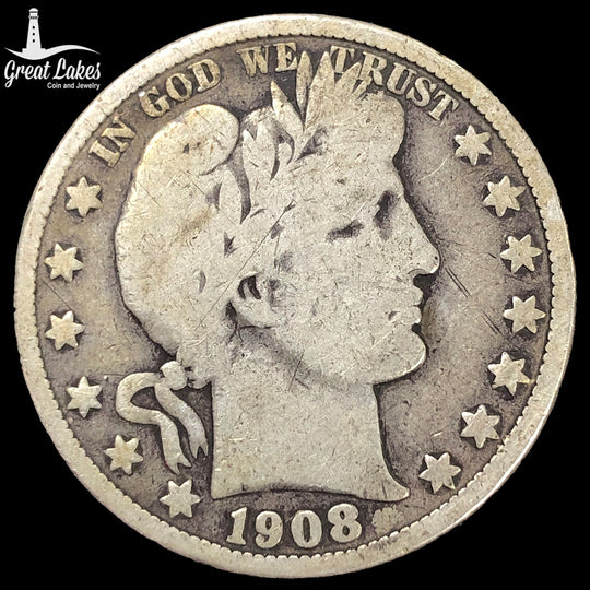 1908-O Barber Half Dollar (G)