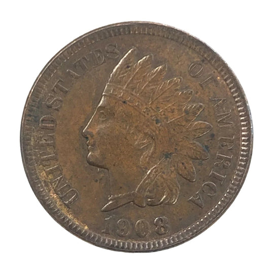 1908 Indian Head Cent (AU)