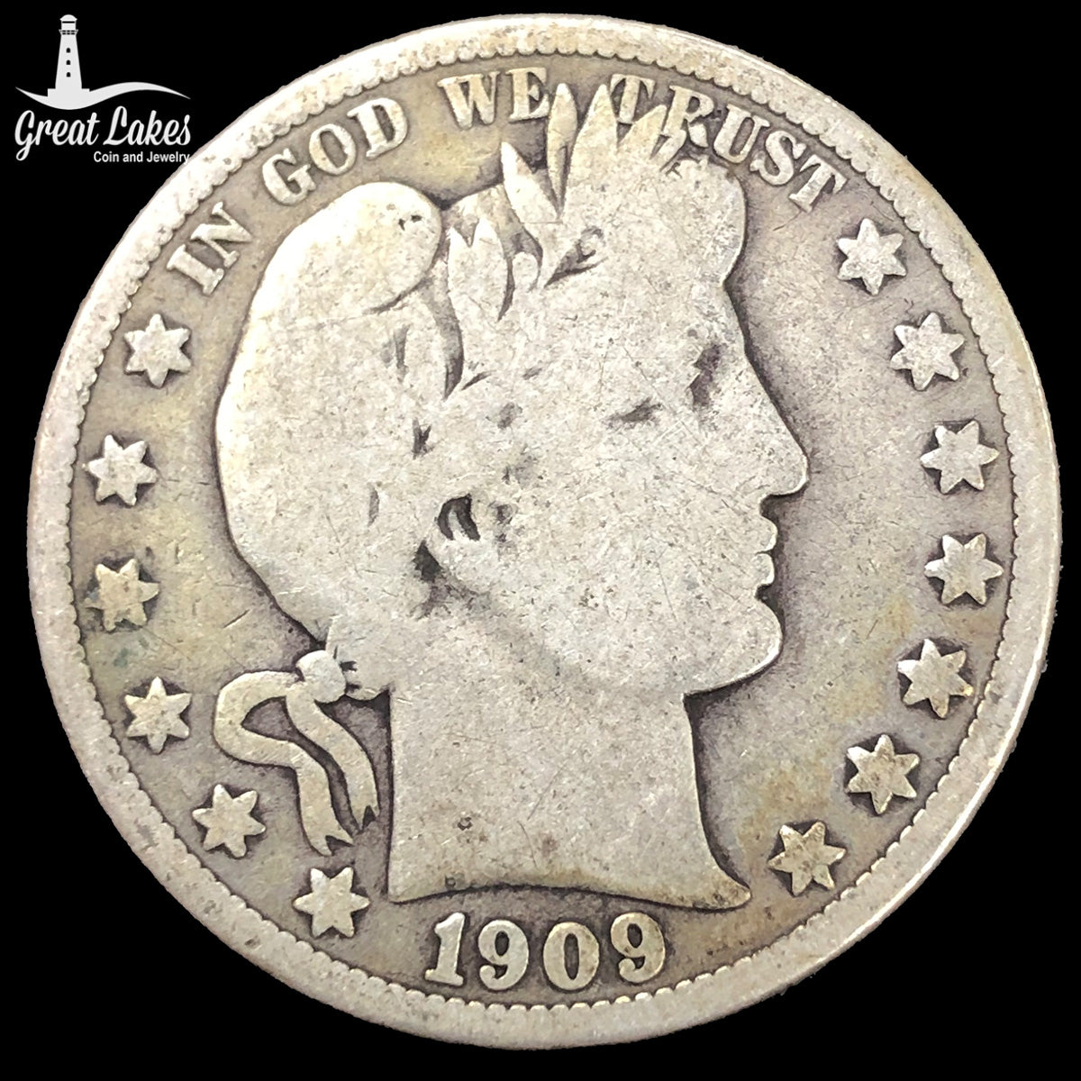 1909-O Barber Half Dollar (G)
