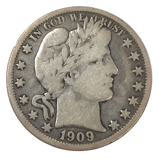 1909-O Barber Half Dollar (F)