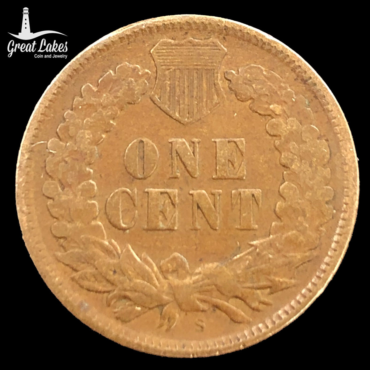 1909-S Indian Head Cent (F Details)
