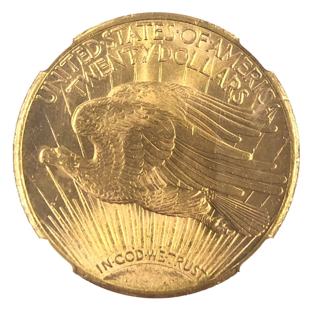 1909-S $20 Saint Gaudens Gold Double Eagle NGC MS62