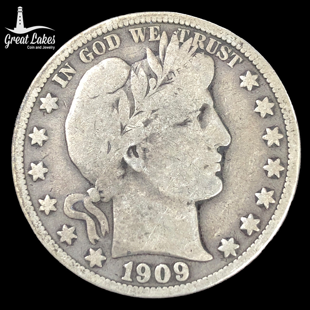 1909 Barber Half Dollar (VG)