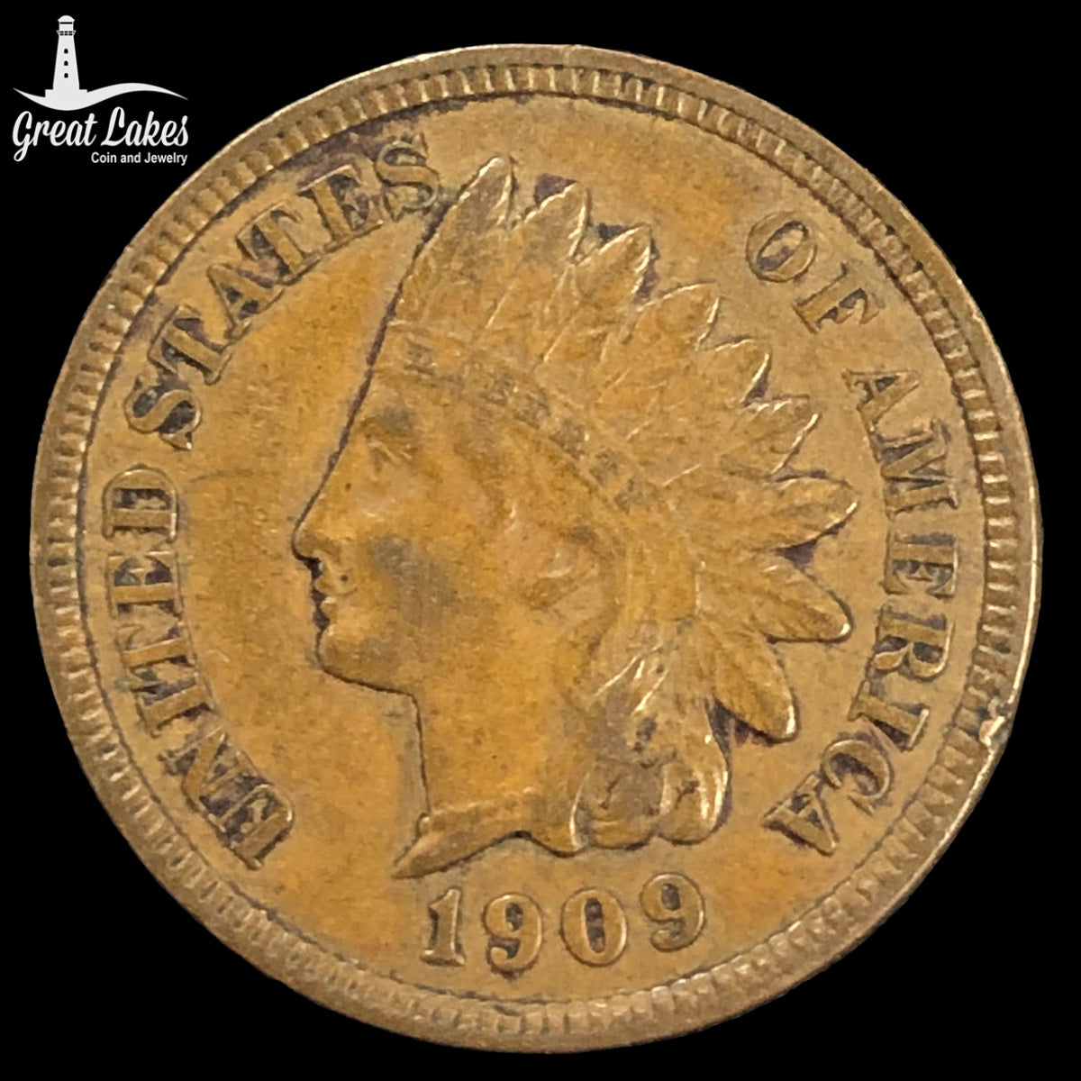 1909 Indian Head Cent (XF)