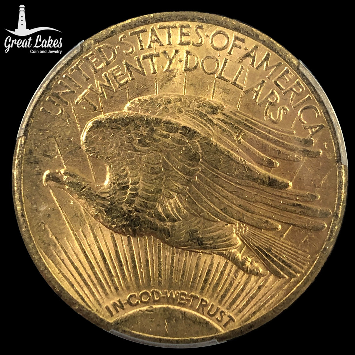 1910-S $20 Saint Gaudens Liberty Gold Double Eagle PCGS MS61