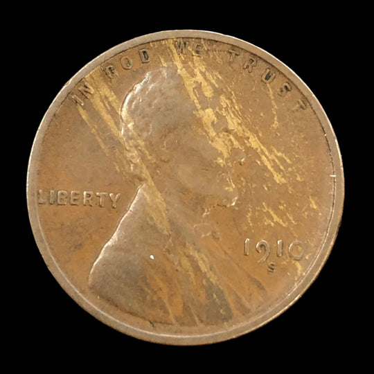 1910-S Lincoln Cent (F)