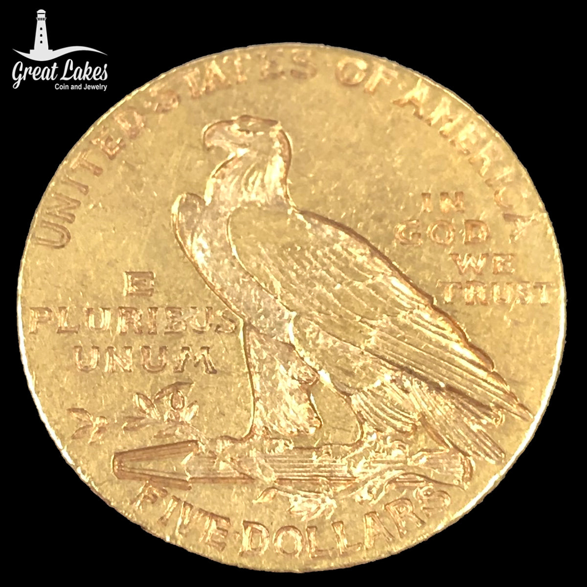 1910 $5 Indian Gold Half Eagle (VF)