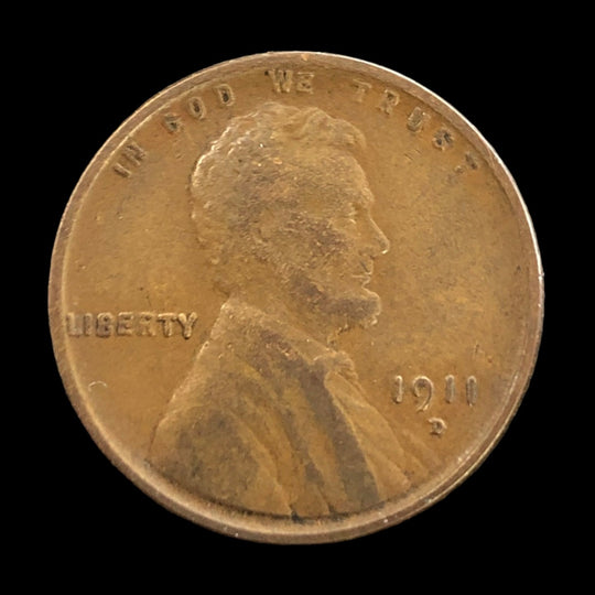 1911-D Lincoln Cent (F)