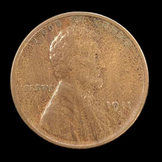 1911-S Lincoln Cent (F)