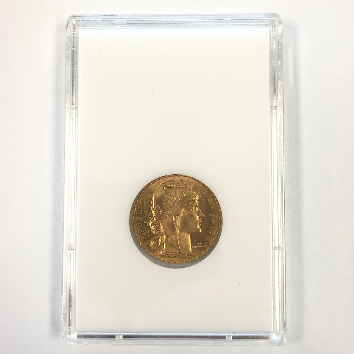 1911 France 20 Franc Rooster (MS63)