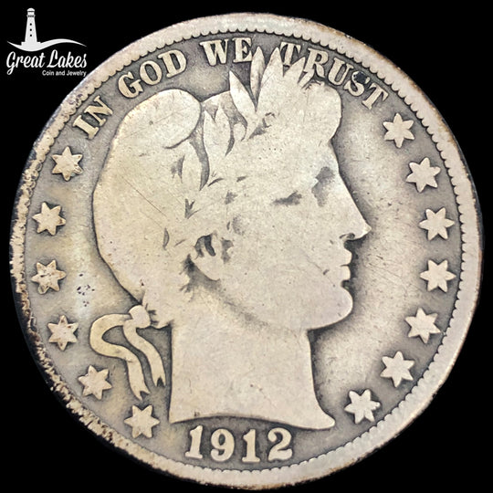1912-D Barber Half Dollar (VG)