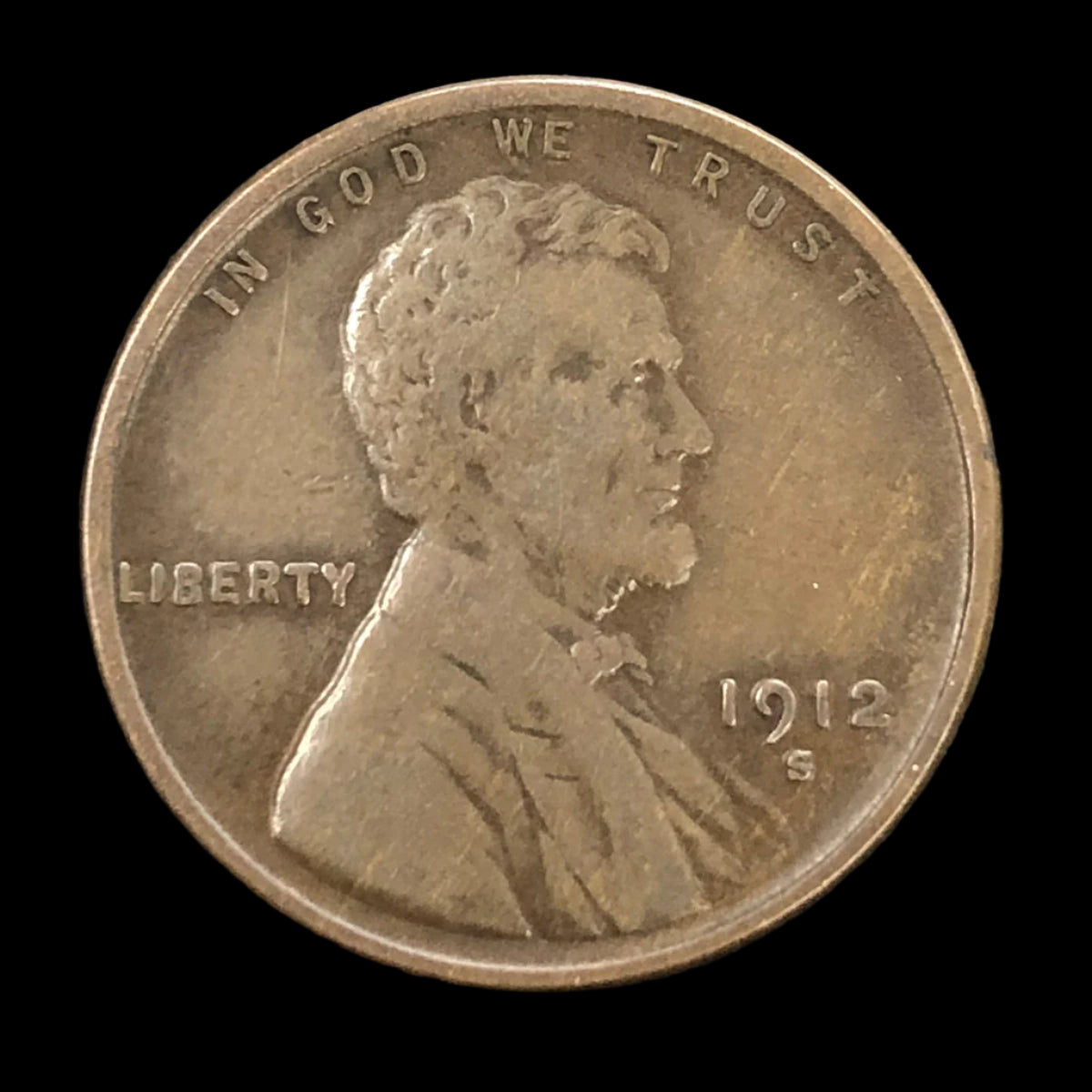 1912-S Lincoln Cent (F)