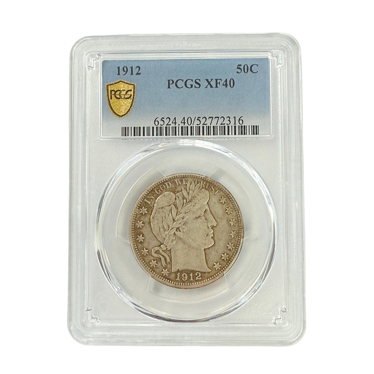 1912 Barber Half Dollar PCGS XF40