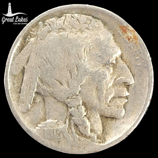 1913-D Type 2 Buffalo Nickel (VG)