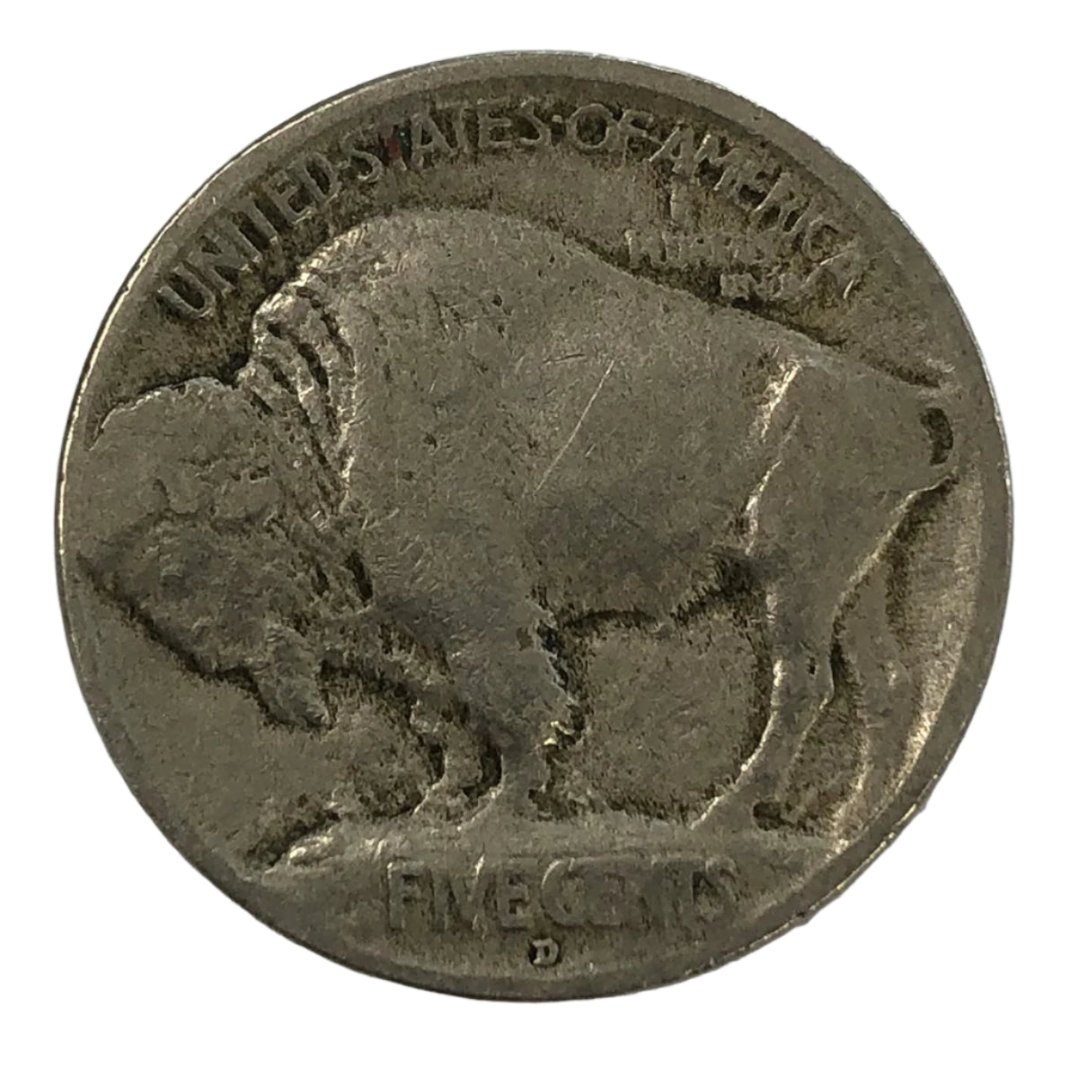1913-D Type 1 Buffalo Nickel (F)