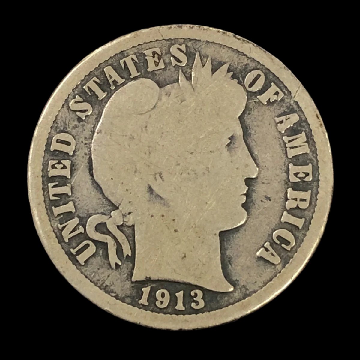 1913-S Barber Dime (G)