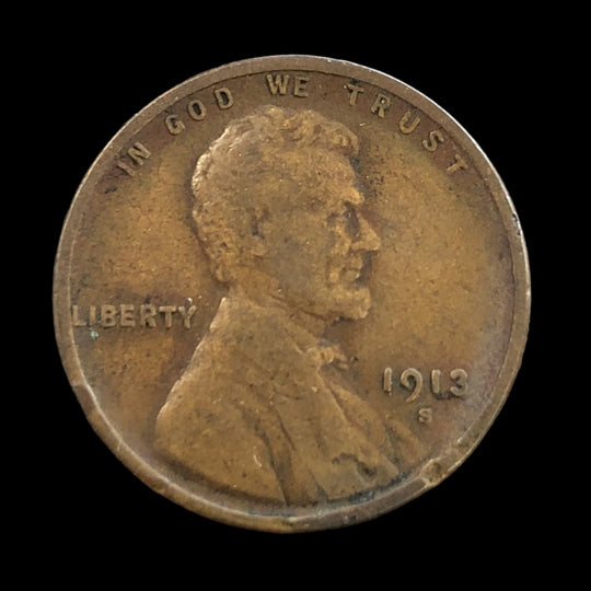 1913-S Lincoln Cent (VG)