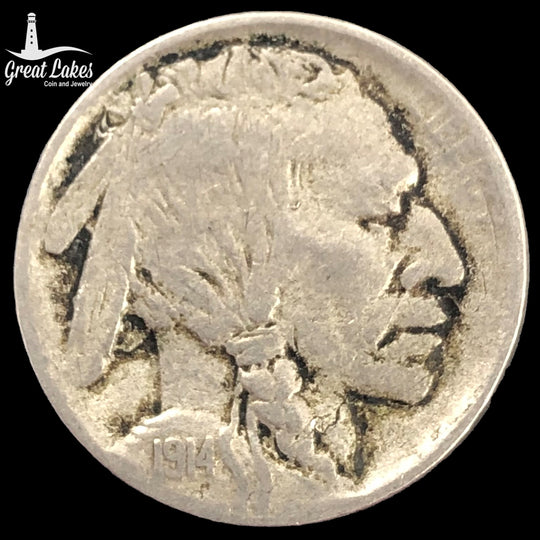 1914-D Buffalo Nickel (VF)
