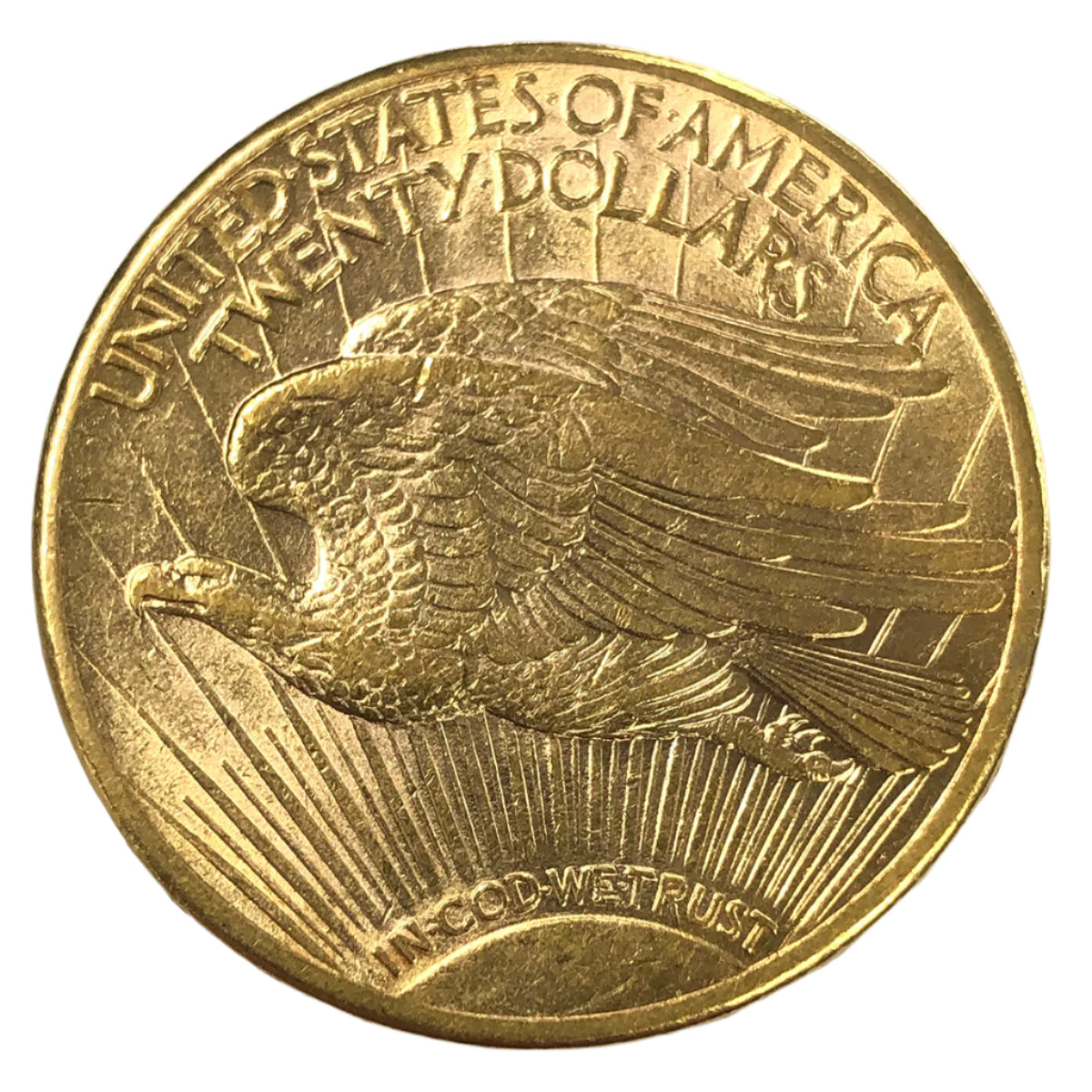 1914-D $20 Saint Gaudens Gold Double Eagle (AU)