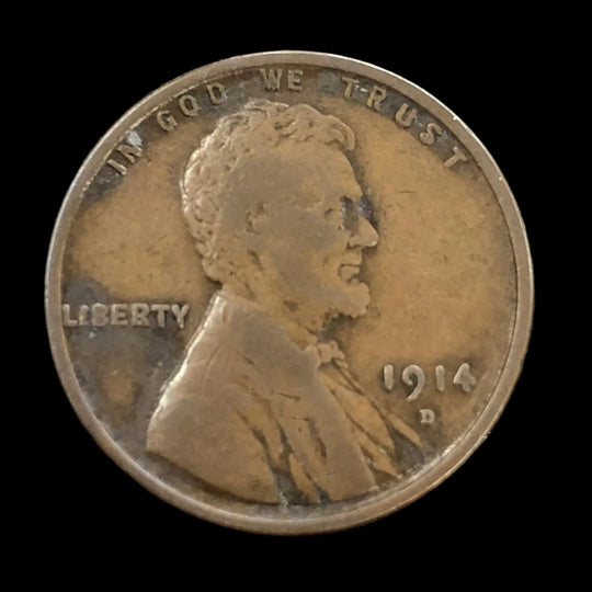 1914-D Lincoln Cent (VG)