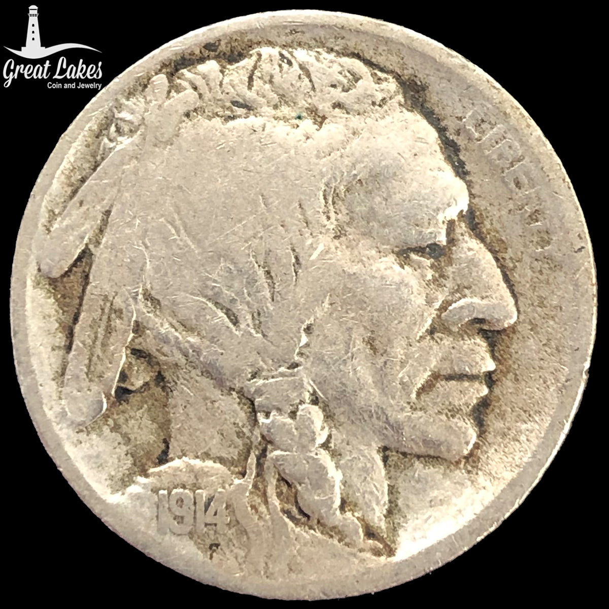 1914-S Buffalo Nickel (F)