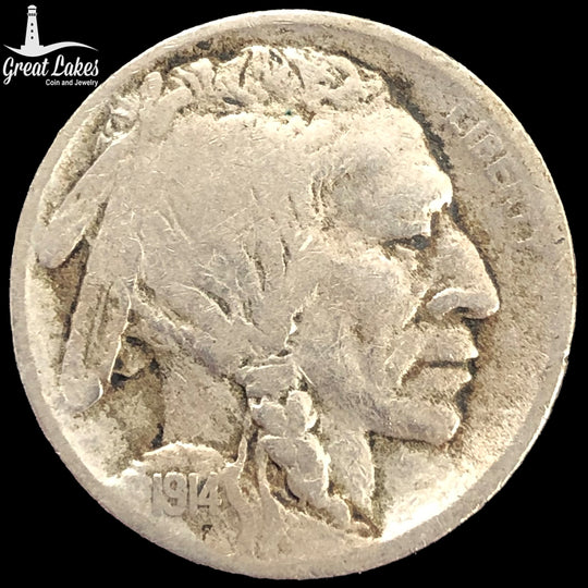 1914-S Buffalo Nickel (F)