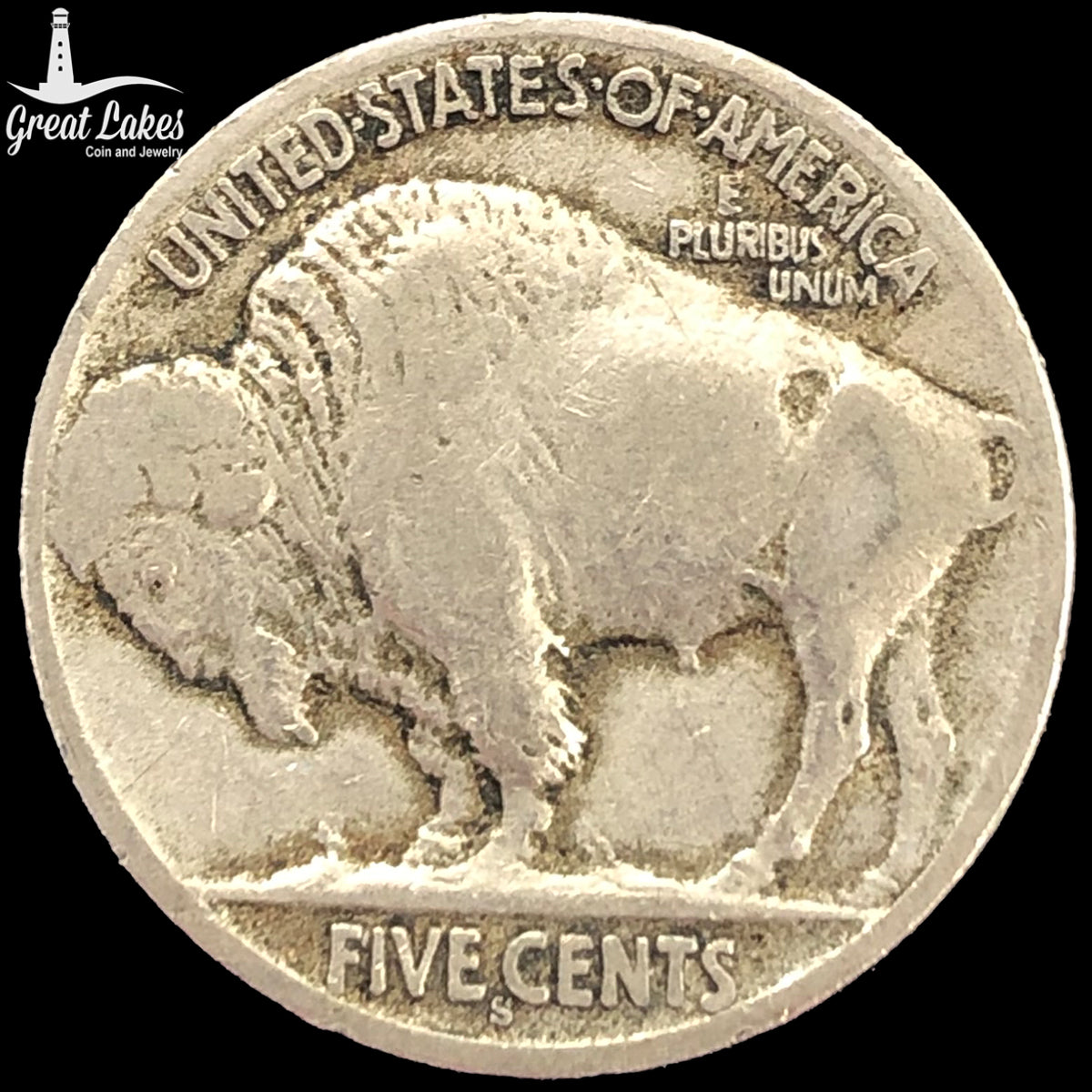 1914-S Buffalo Nickel (F)
