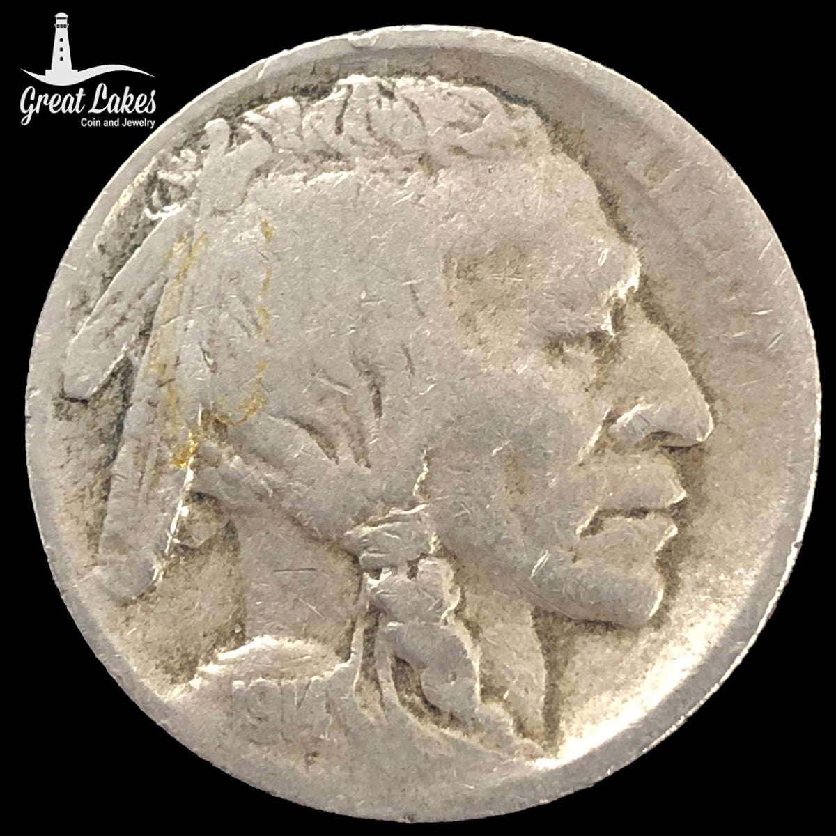 1914-S Buffalo Nickel (VG)