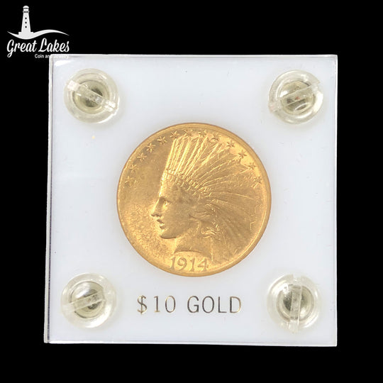 1914-S $10 Indian Gold Eagle (AU)