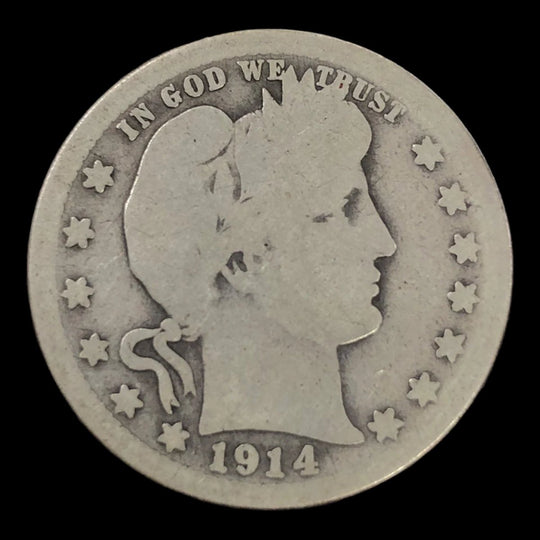 1914-S Barber Quarter (G)
