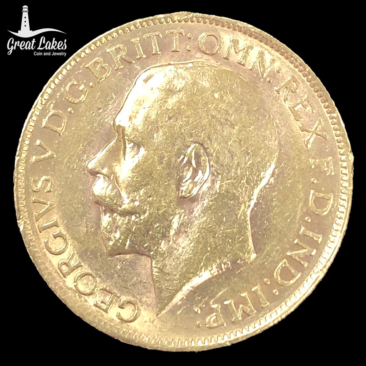 1915-P Australian Gold Sovereign (Ex Jewelry)