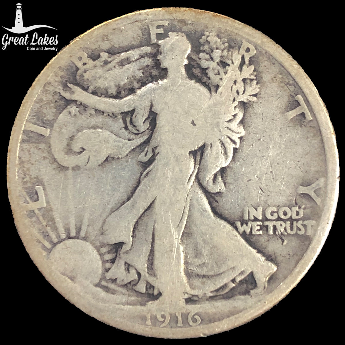 1916 Walking Liberty Half Dollar (G)