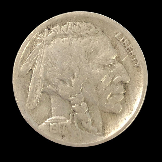 1917-D Buffalo Nickel (F)
