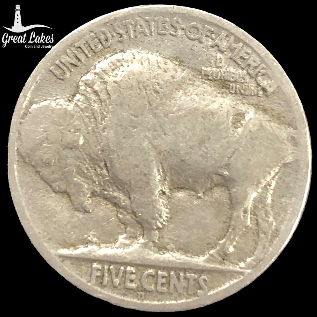 1917-D Buffalo Nickel (F)