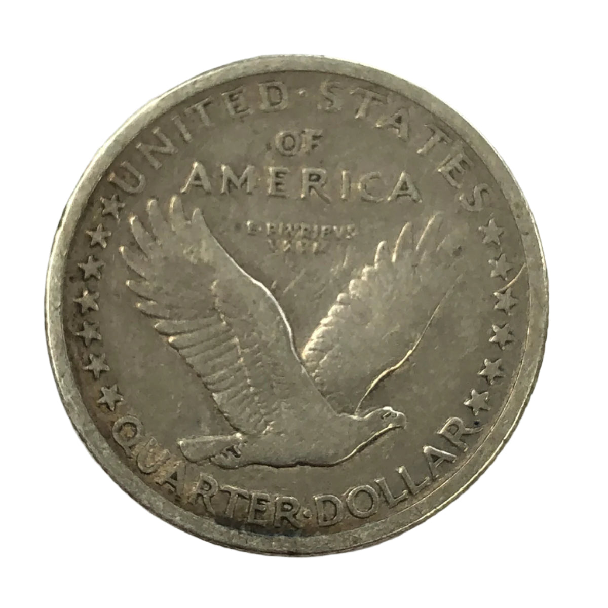 1917 Type 1 Standing Liberty Quarter (F Details)