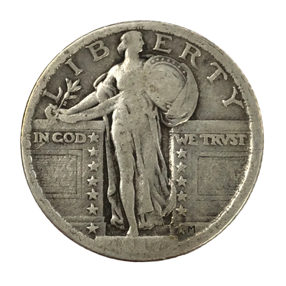 1917 Type 2 Standing Liberty Quarter (VG)