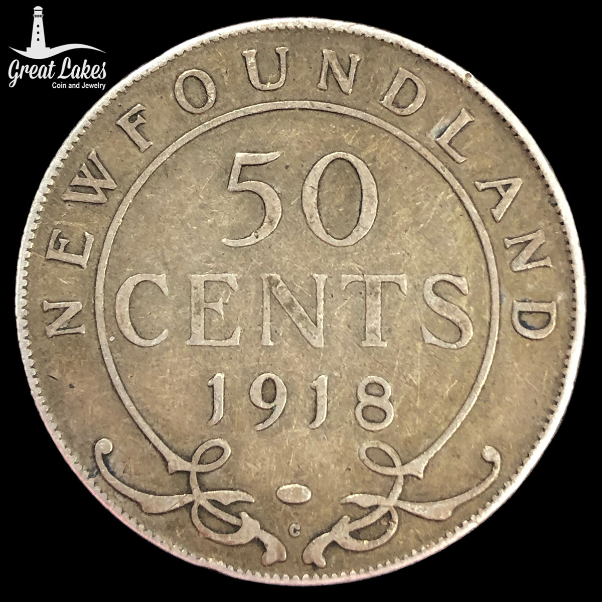 1918-C 50 Cents New Foundland