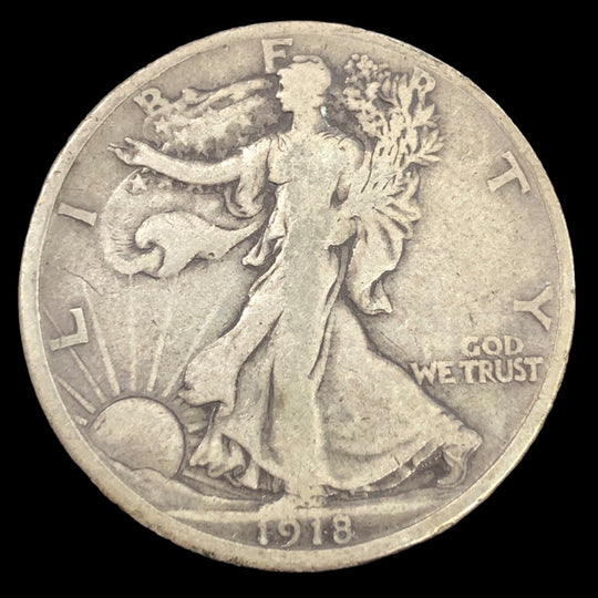 1918-S Walking Liberty Half Dollar (F)