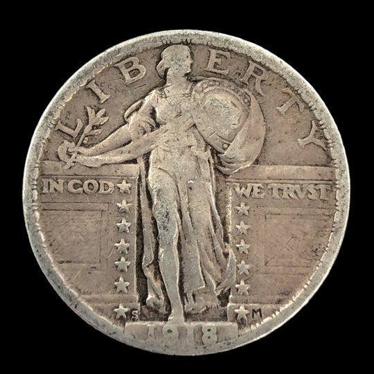 1918-S Standing Liberty Quarter (VF)