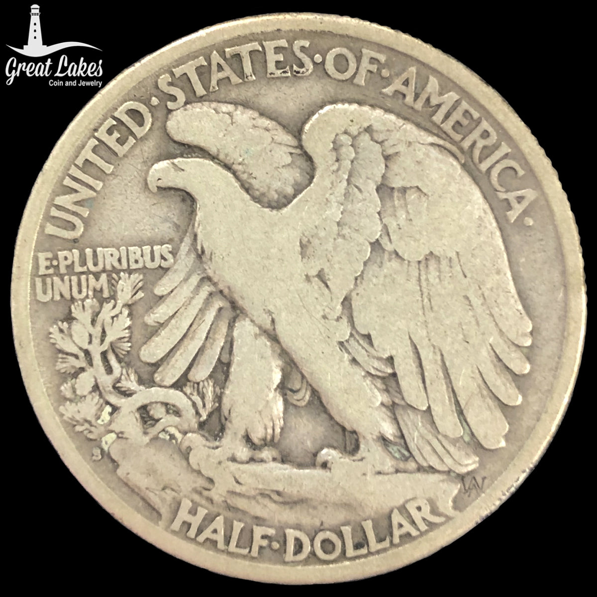 1918-S Walking Liberty Half Dollar (VG)
