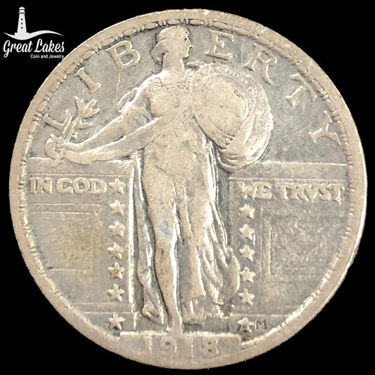 1918 Standing Liberty Quarter (VF)