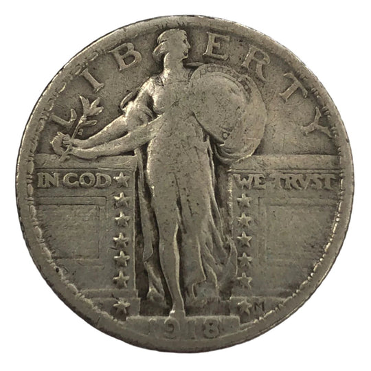 1918 Standing Liberty Quarter (F)