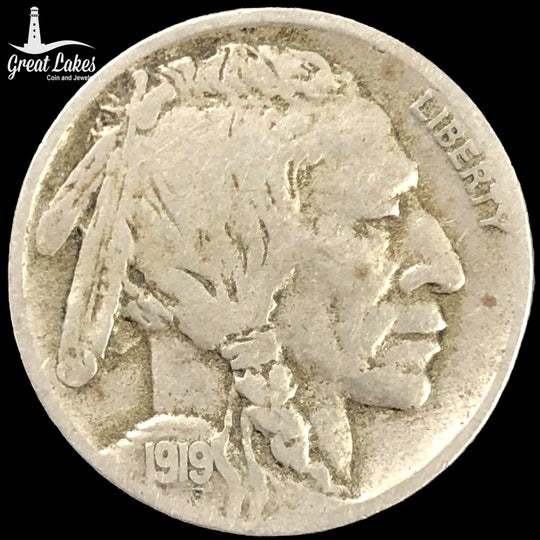 1919-D Buffalo Nickel (F)
