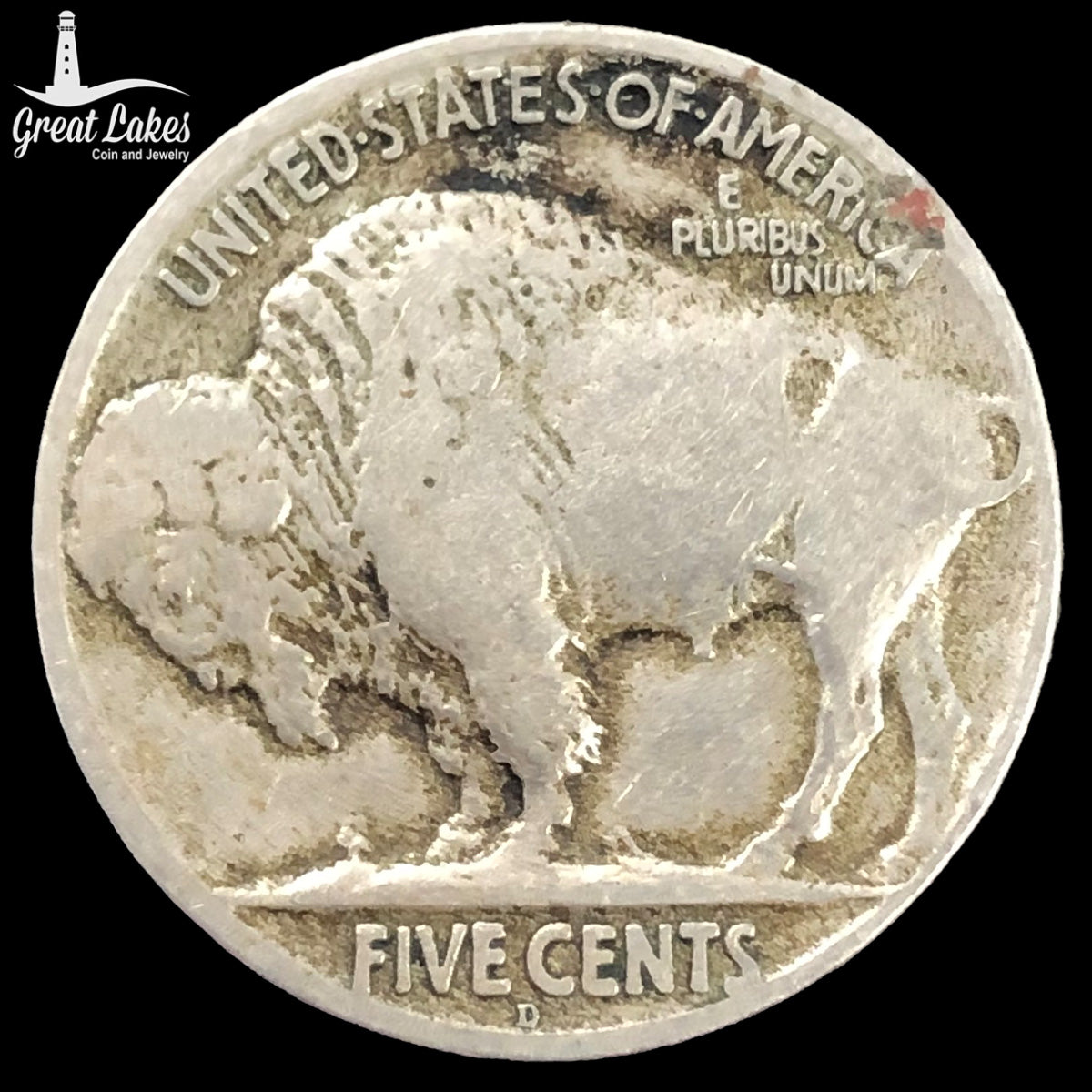 1919-D Buffalo Nickel (F)