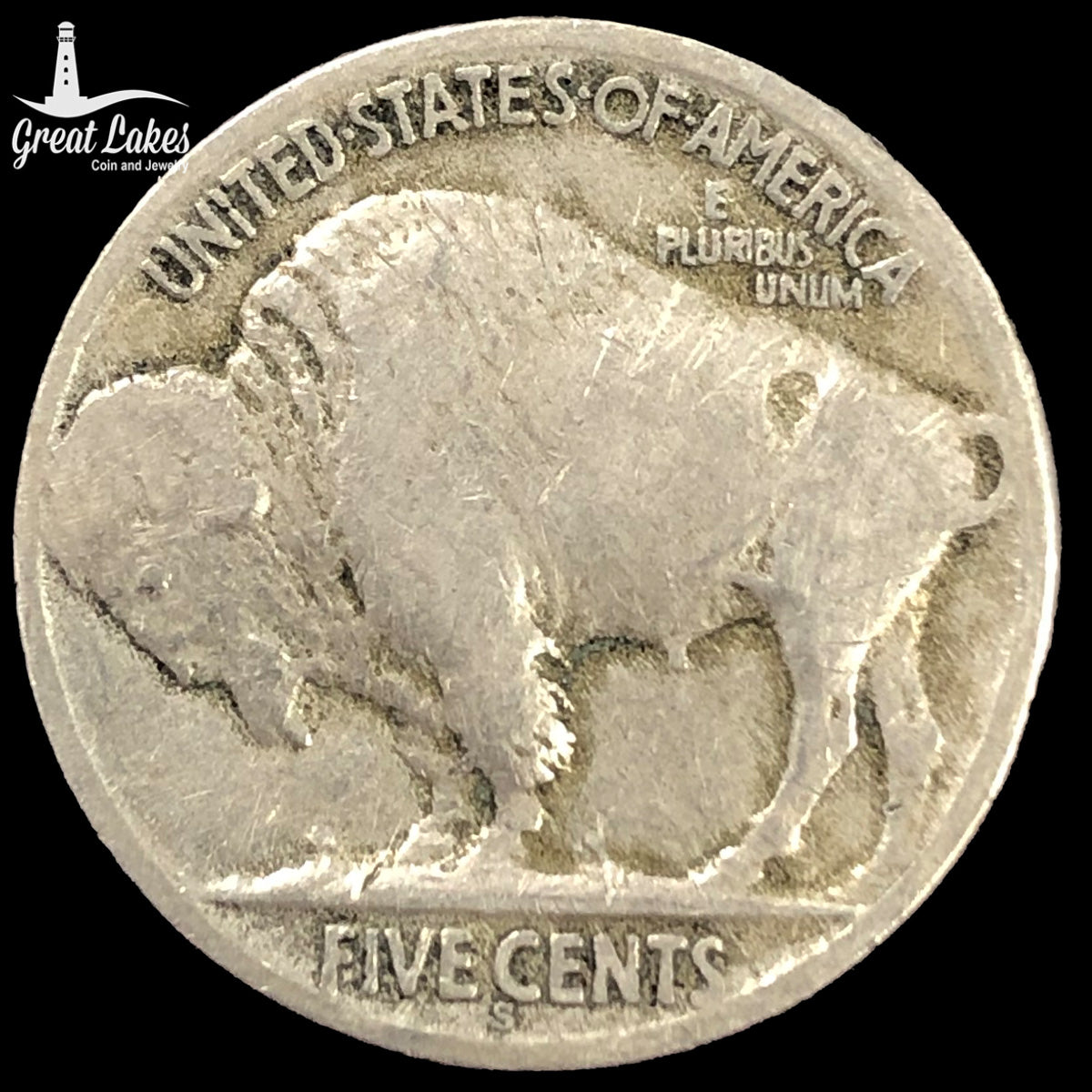 1920-S Buffalo Nickel (F)